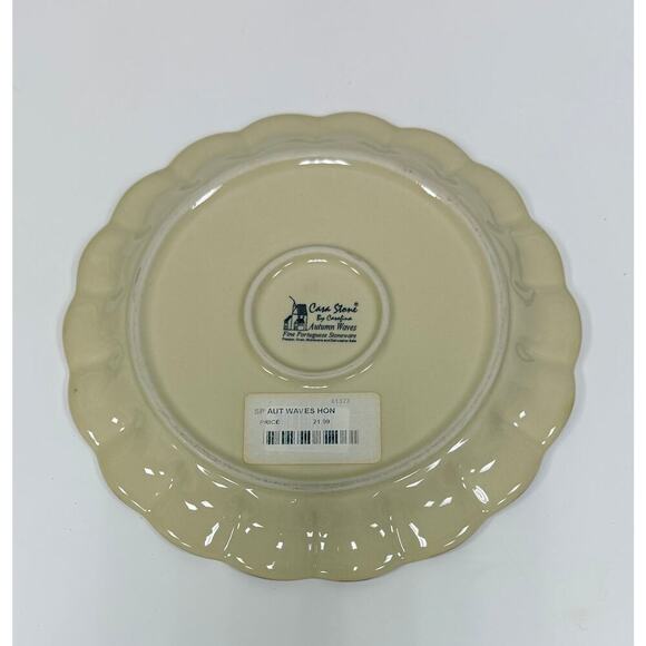 New Casa Stone by Casafina Autumn Waves Salad Plate. KT133 - Picture 2 of 3
